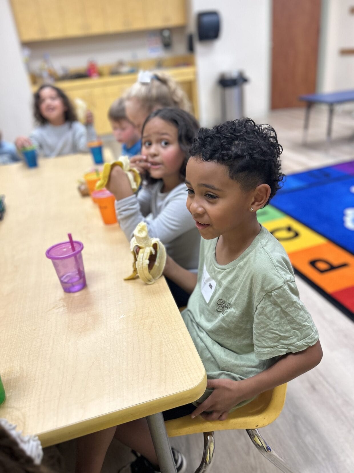 Snack Time at Wee Place Preschool